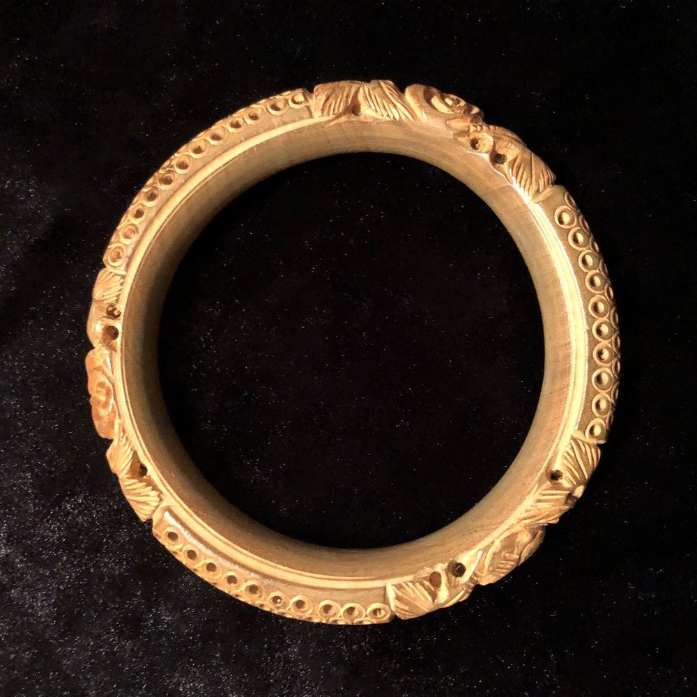 Rosewood Bangle Bracelet from India